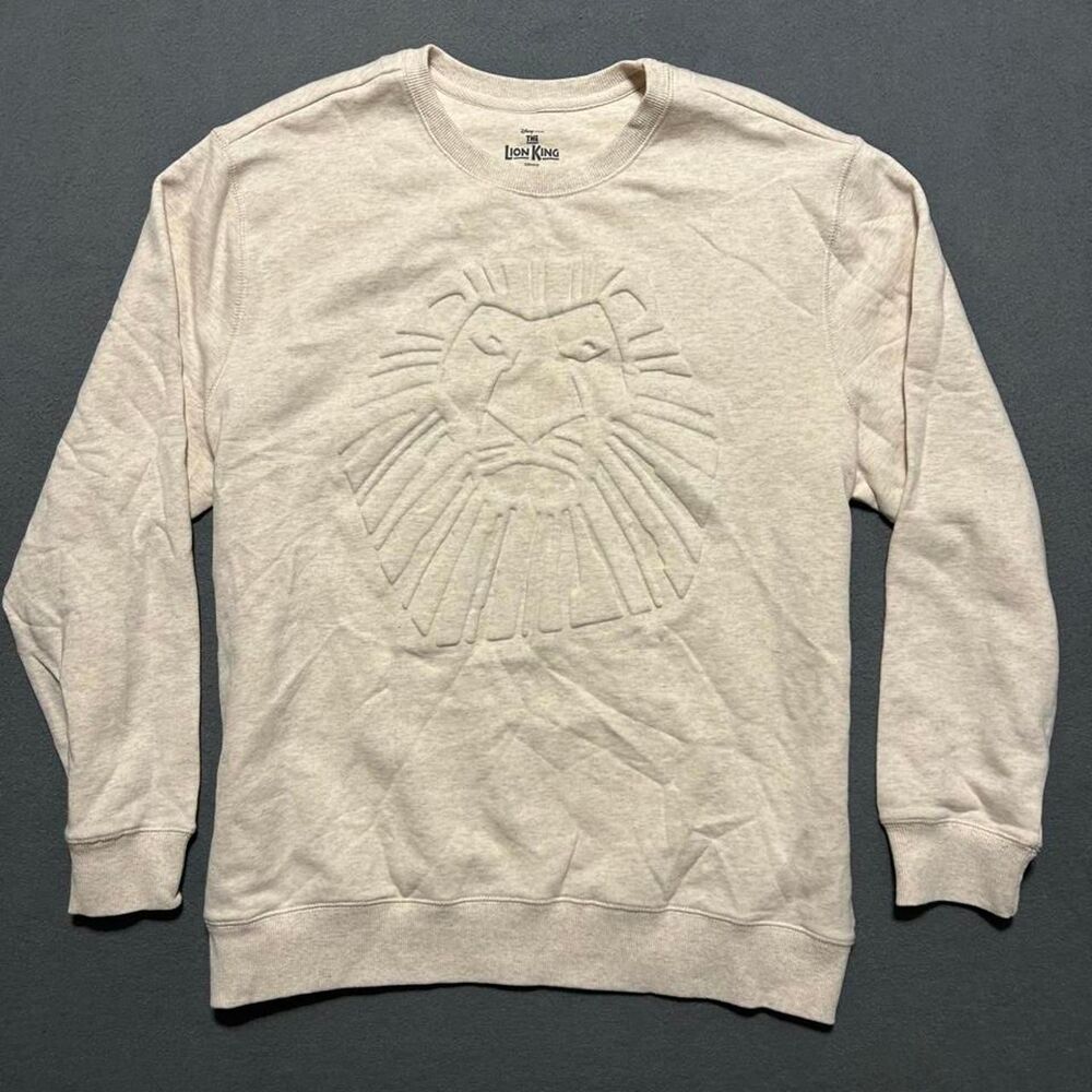 Disney Men's Cream and Tan Sweatshirt